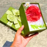 Hộp Quà Giấy Chữ Nhật Nhỏ Nhiều Màu Nắp Rời Có Thắt Nơ - Hộp Không Có Hoa Rơm