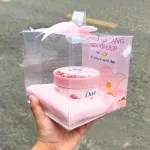 Hộp Quà Tặng Tẩy Tế Bào Chết Dưỡng Ẩm Toàn Thân Dove Hương Lựu Đỏ 298g