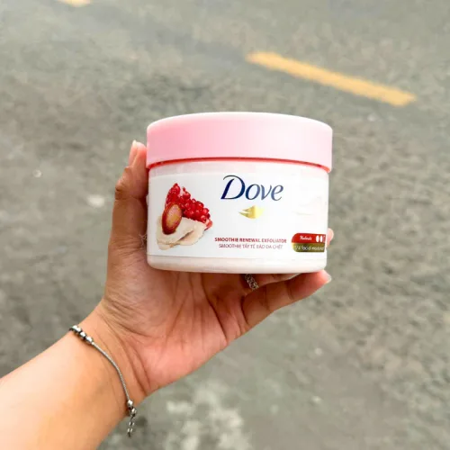 Hộp Quà Tặng Tẩy Tế Bào Chết Dưỡng Ẩm Toàn Thân Dove Hương Lựu Đỏ 298g