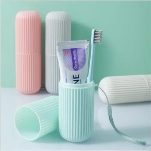 Ống nhựa PP đựng bàn chải và kem đánh răng du lịch 19cm