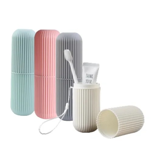 Hình ảnh Hộp Đựng Bàn Chải Kem Đánh Răng - Ống Nhựa Đựng Bàn Chải Đánh Răng Khi Đi Du Lịch 19cm trong bộ sưu tập Đồ dùng phòng tắm