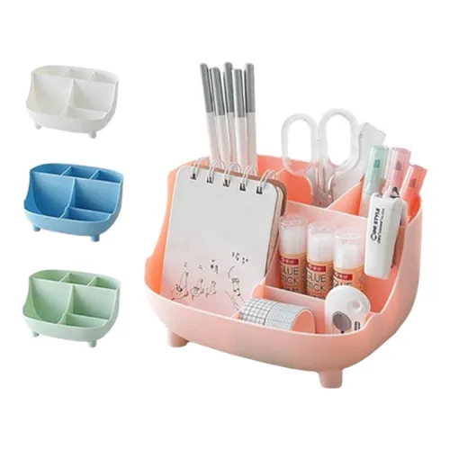 Hộp Đựng Bút 6 Ngăn Tặng Kèm Sticker Dễ Thương 19x14x10.5cm phù hợp để tham khảo khi chọn Văn phòng phẩm