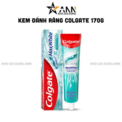 Kem Đánh Răng Colgate MaxWhite Hương Bạc Hà Pha Lê 170g