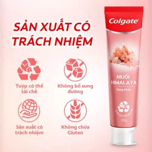 Kem Đánh Răng COLGATE Muối Hồng Himalaya 180g