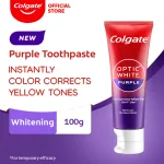 Kem đánh răng Colgate Optic White Purple 150g, hộp 50% thêm