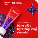 Kem đánh răng Colgate Optic White Purple 150g, hộp 50% thêm