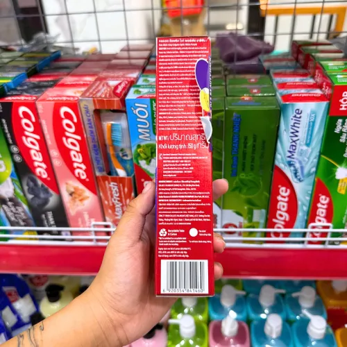 Kem đánh răng Colgate Optic White Purple 150g, hộp 50% thêm