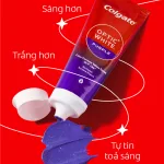 Kem đánh răng Colgate Optic White Purple 150g, hộp 50% thêm
