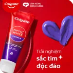 Kem đánh răng Colgate Optic White Purple 150g, hộp 50% thêm