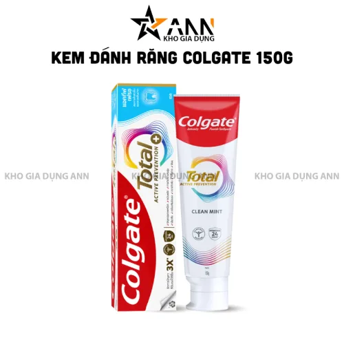 Đánh giá kem Đánh Răng Colgate Total Active Fresh Xanh 3X 150g