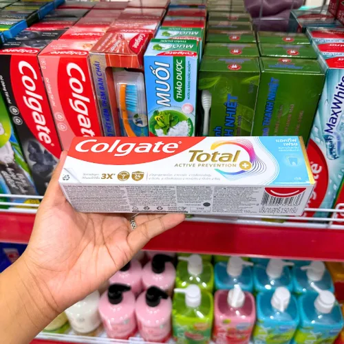 Đánh giá kem Đánh Răng Colgate Total Active Fresh Xanh 3X 150g