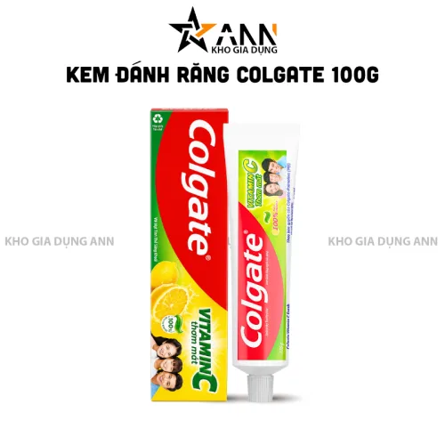 Kem đánh răng Colgate Vitamin C thơm mát, tuýp 170g
