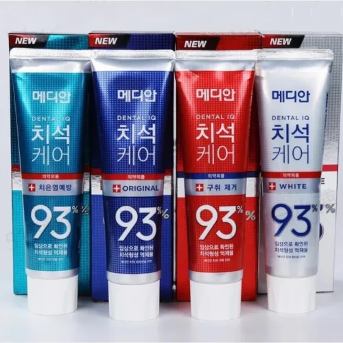 Phân phối kem Đánh Răng Median Màu Đỏ Dental IQ 93% Tartar Toothpaste Badbreath 120g