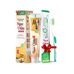 Kem Đánh Răng Ngọc Châu Truyền Thống 170g/Tuýp - Kem Đánh Răng Dược Liệu + Tặng 1 Bài Chải Đánh Răng( Tuýp Lớn)