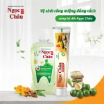 Kem Đánh Răng Ngọc Châu Truyền Thống 170g/Tuýp - Kem Đánh Răng Dược Liệu + Tặng 1 Bài Chải Đánh Răng( Tuýp Lớn)