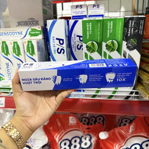 Kem Đánh Răng P/S Ngừa Sâu Răng Vượt Trội 10x 230g