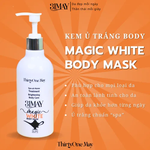 Kem Ủ Body 31may Magic White Body Mask 31 May 250ml