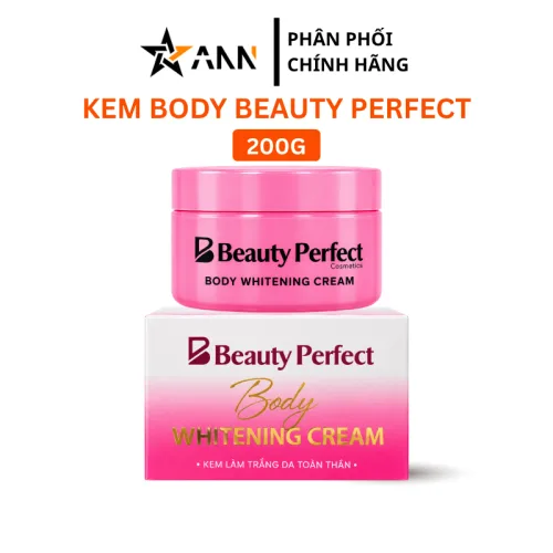 Beauty Perfect Body Whitening Cream dưỡng ẩm, sáng da 200g