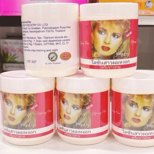 Kem dưỡng thể Cô Gái Tóc Xù Young One Pearl Cream 200g