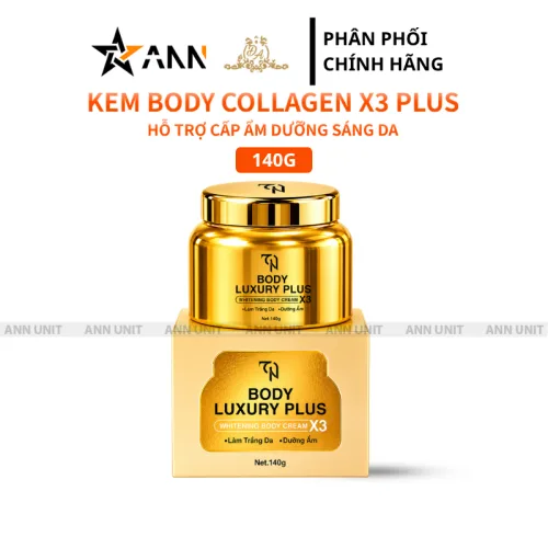 Phân phối kem Body Collagen X3 Luxury Plus 140g Mỹ Phẩm Đông Anh - Phiên Bản Mới