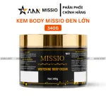Kem dưỡng thể Missio Whitening Body Cream hũ đen vàng 340g