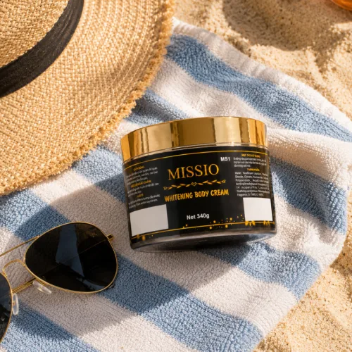 Kem dưỡng thể Missio Whitening Body Cream hũ đen vàng 340g