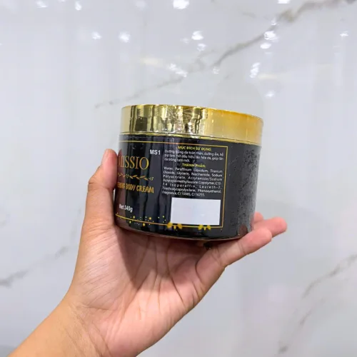 Kem dưỡng thể Missio Whitening Body Cream hũ đen vàng 340g