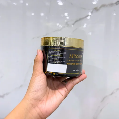 Kem dưỡng thể Missio Whitening Body Cream hũ đen vàng 340g
