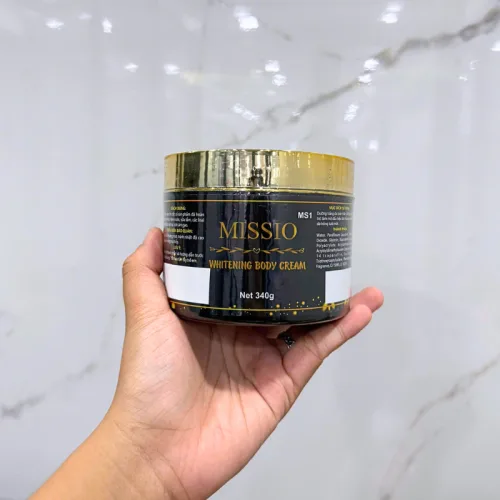 Kem dưỡng thể Missio Whitening Body Cream hũ đen vàng 340g