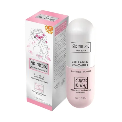 Hình ảnh Kem Body Sắc Hương Skin Body Sugaz Baby Hình Viên Thuốc 280ml trong bộ sưu tập mỹ phẩm sắc hương