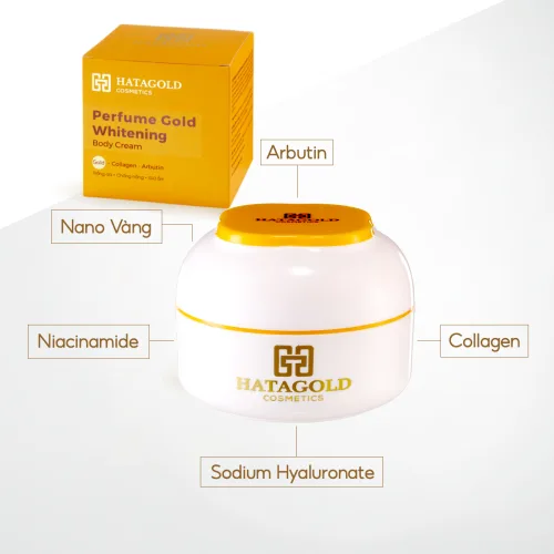 Kem Body Dưỡng Trắng Hatagold Cosmetics Perfume Gold Whiteing