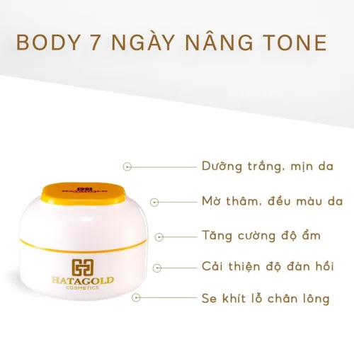 Kem Body Dưỡng Trắng Hatagold Cosmetics Perfume Gold Whiteing