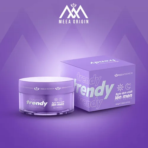Bảng giá sỉ kem Body Trendy Meea Origin Dịch Chiết Lên Men - Tặng 1 Gói Ủ Bơ Meea