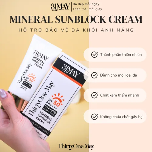 Kem Chống Nắng 31May Mineral Sunblock