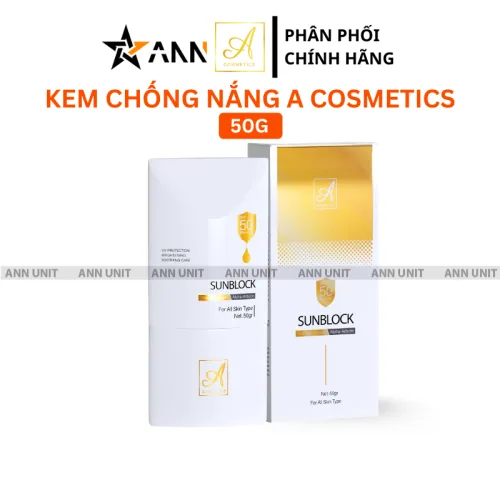 Kem Chống Nắng A Cosmetics Ultra Violet Sunblock Mỹ Phẩm Phương Anh 50g Phiên Bản Mới