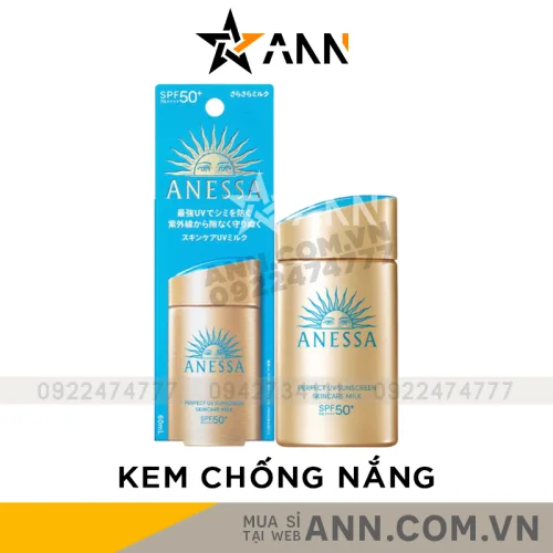 Sỉ kem Chống Nắng Anessa Xanh Perfect UV Sunscreen Skincare Milk 60ml