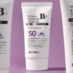 Kem chống nắng Pretty Skin Hydra B5 Exosome Tone Up màu tím 50ml