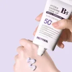 Kem chống nắng Pretty Skin Hydra B5 Exosome Tone Up màu tím 50ml