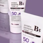 Kem chống nắng Pretty Skin Hydra B5 Exosome Tone Up màu tím 50ml