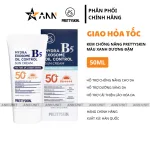 PrettySkin B5 Exosome Oil Control kem chống nắng 50ml xanh dương đậm