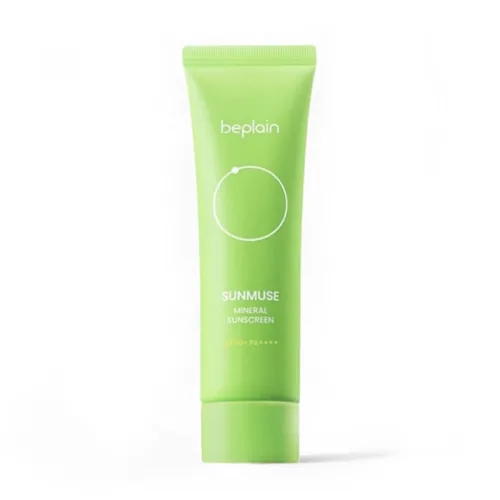 Hình ảnh Kem Chống Nắng Beplain Sunmuse Màu Xanh Lá - Dành Cho Da Dầu Mụn 50ml trong bộ sưu tập beplain