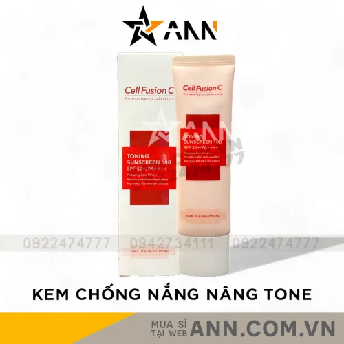 [Hàng Cận Date Giảm Sâu] Kem Chống Nắng Cell Fusion C Toning Sunscreen 50ml