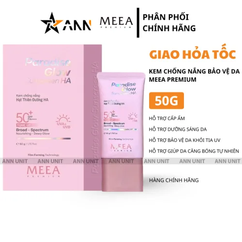 Kem chống nắng Hạt Thiên Đường Meea Premium SPF 50+ PA++++, 50 g