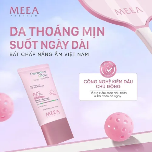 Kem chống nắng Hạt Thiên Đường Meea Premium SPF 50+ PA++++, 50 g