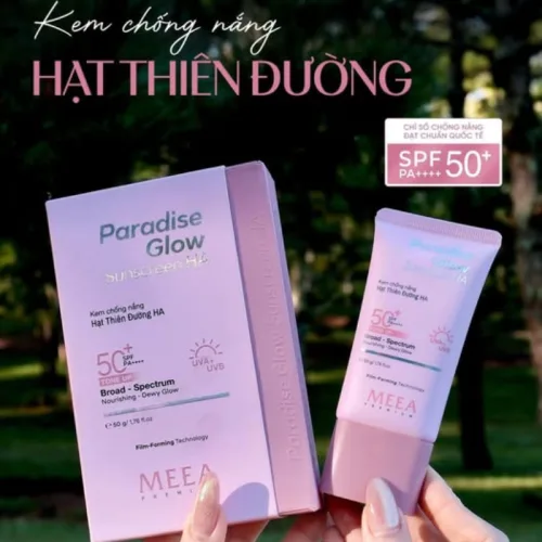 Kem chống nắng Hạt Thiên Đường Meea Premium SPF 50+ PA++++, 50 g