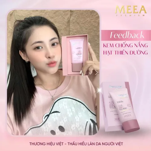 Kem chống nắng Hạt Thiên Đường Meea Premium SPF 50+ PA++++, 50 g