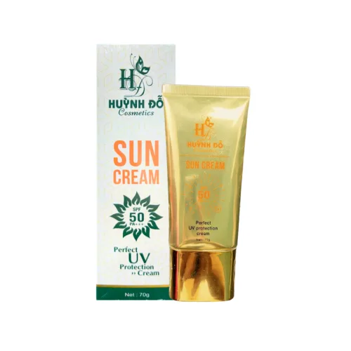Kem Chống Nắng Huỳnh Đỗ 70g Phiên Bản Mới – một lựa chọn đáng tham khảo trong mỹ phẩm huỳnh đỗ