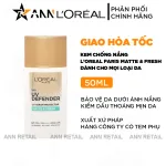 Kem Chống Nắng Loreal Paris Kiềm Dầu Thoáng Mịn Da Matte &amp; Fresh With Airlicium SPF50+ PA++++ 50ml