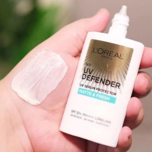 Kem Chống Nắng Loreal Paris Kiềm Dầu Thoáng Mịn Da Matte &amp; Fresh With Airlicium SPF50+ PA++++ 50ml