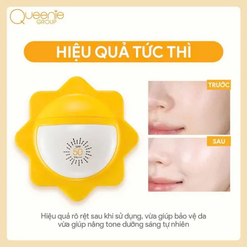 Queenie Skin Kem Chống Nắng SPF50 PA+++ Da Hỗn Hợp Dầu 60g